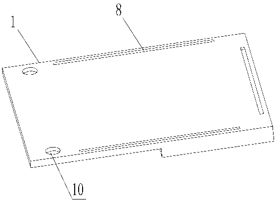 Turnover storing box for storing thin wafer