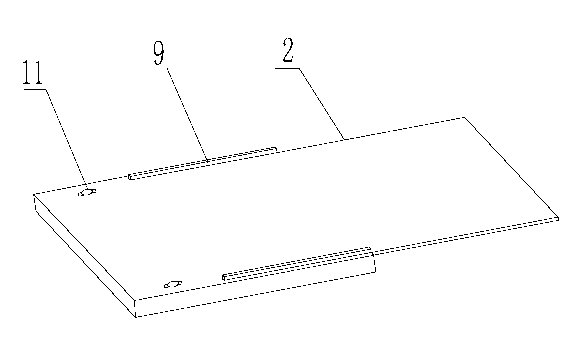 Turnover storing box for storing thin wafer