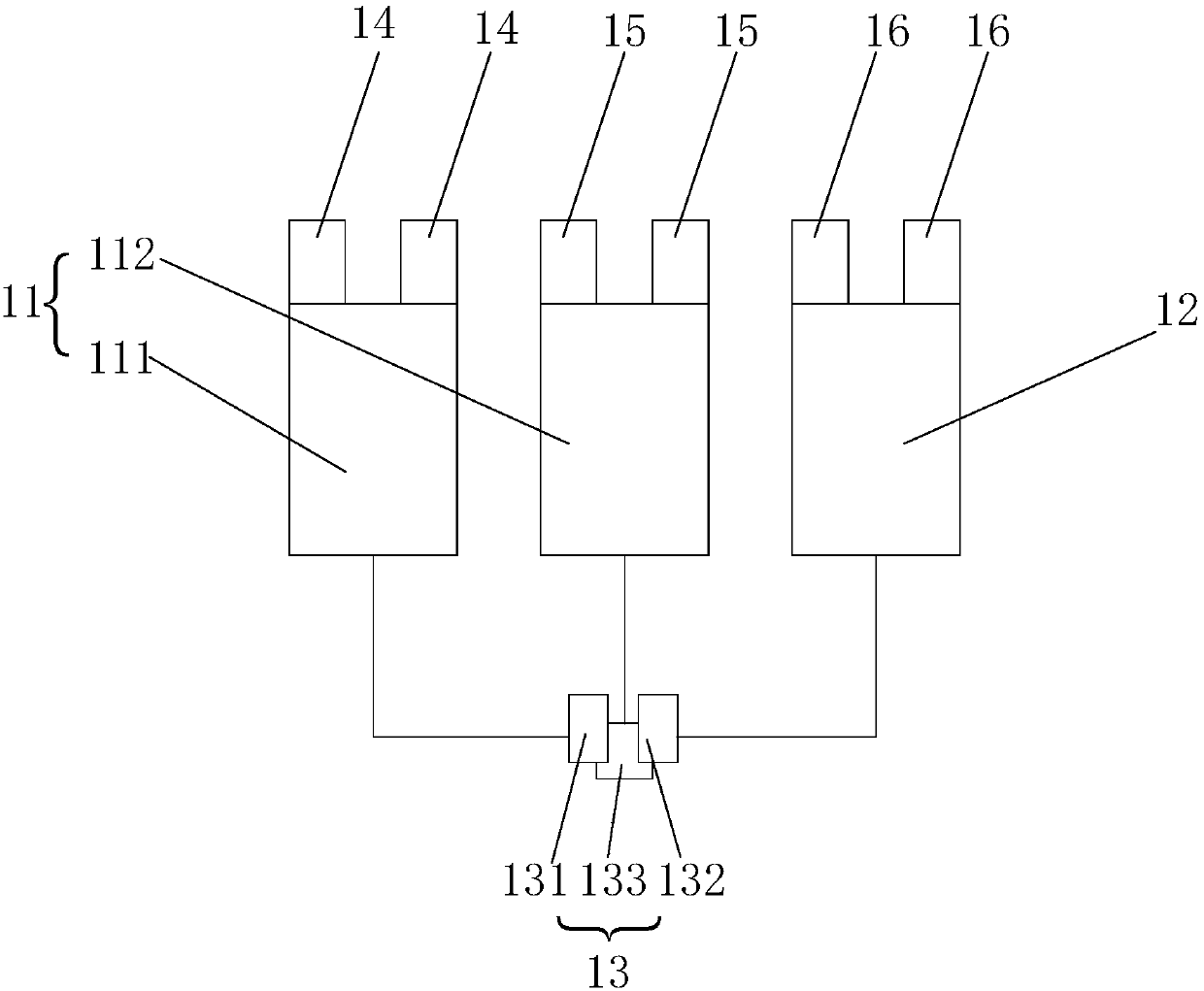 Display panel, display panel test system and test method for display panel