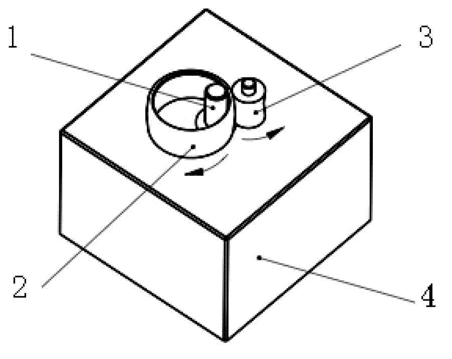 Liquid immersion cooling device for plastic forming of rotational part and process of liquid immersion cooling device