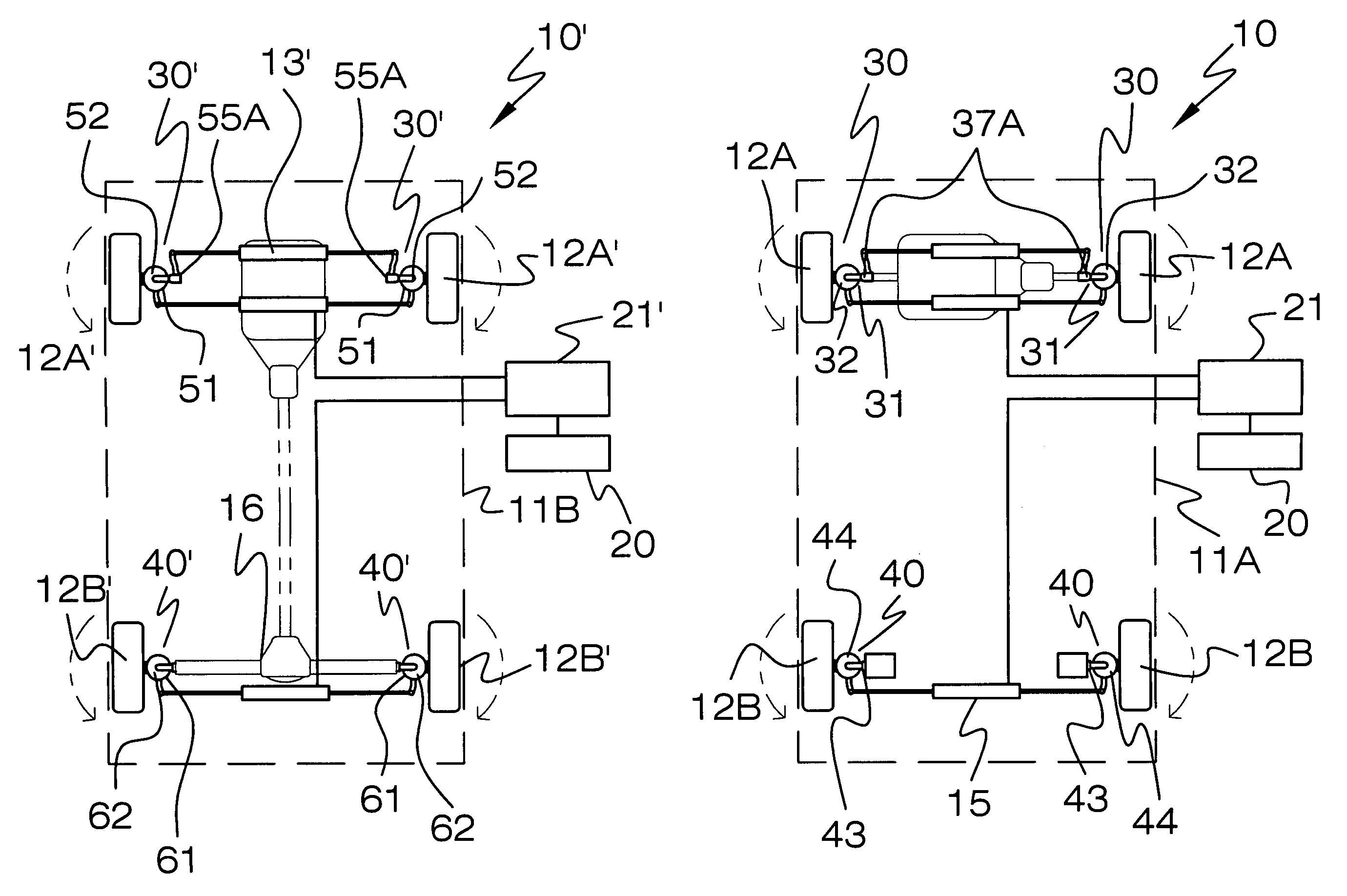 Auxiliary steering system for vehicles