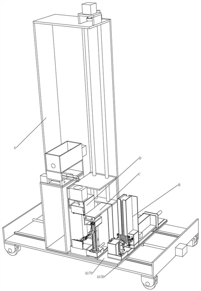 A brick supply module and its fully automatic tiling robot