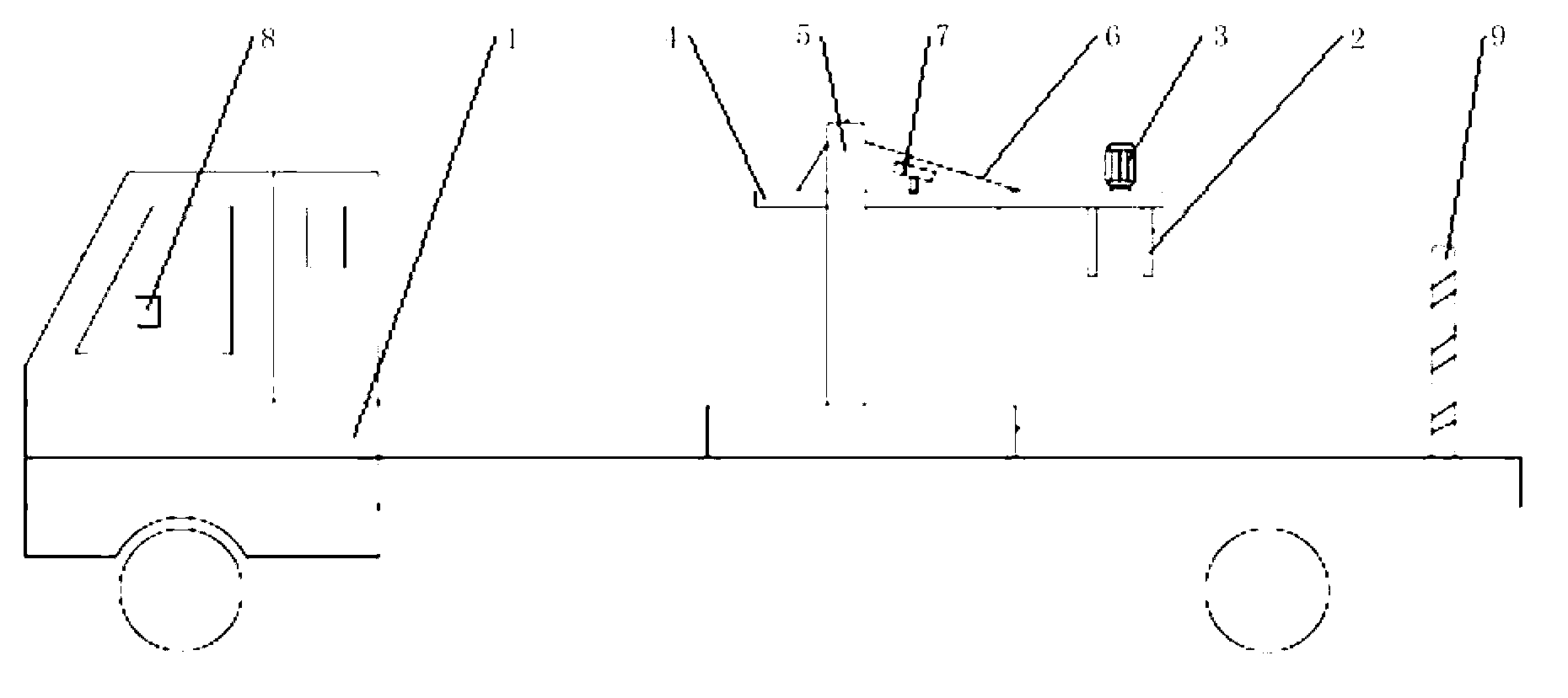 Vehicle-mounted type greenbelt three-side trimmer