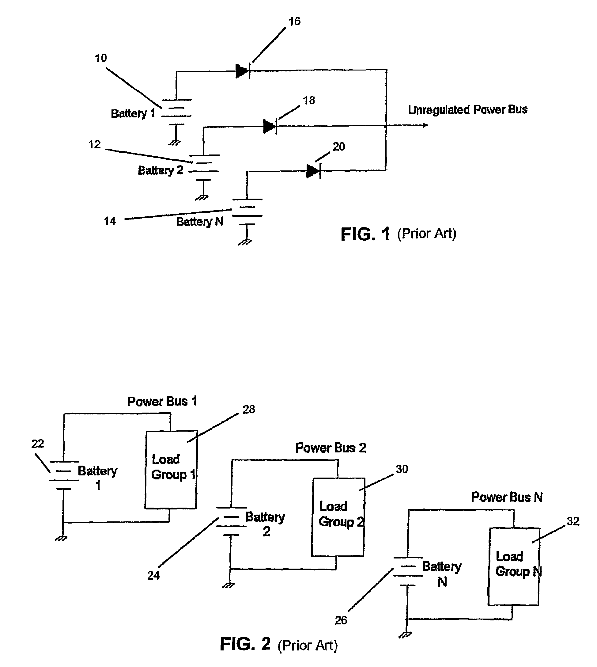 Battery discharge current sharing in a tightly regulated power system