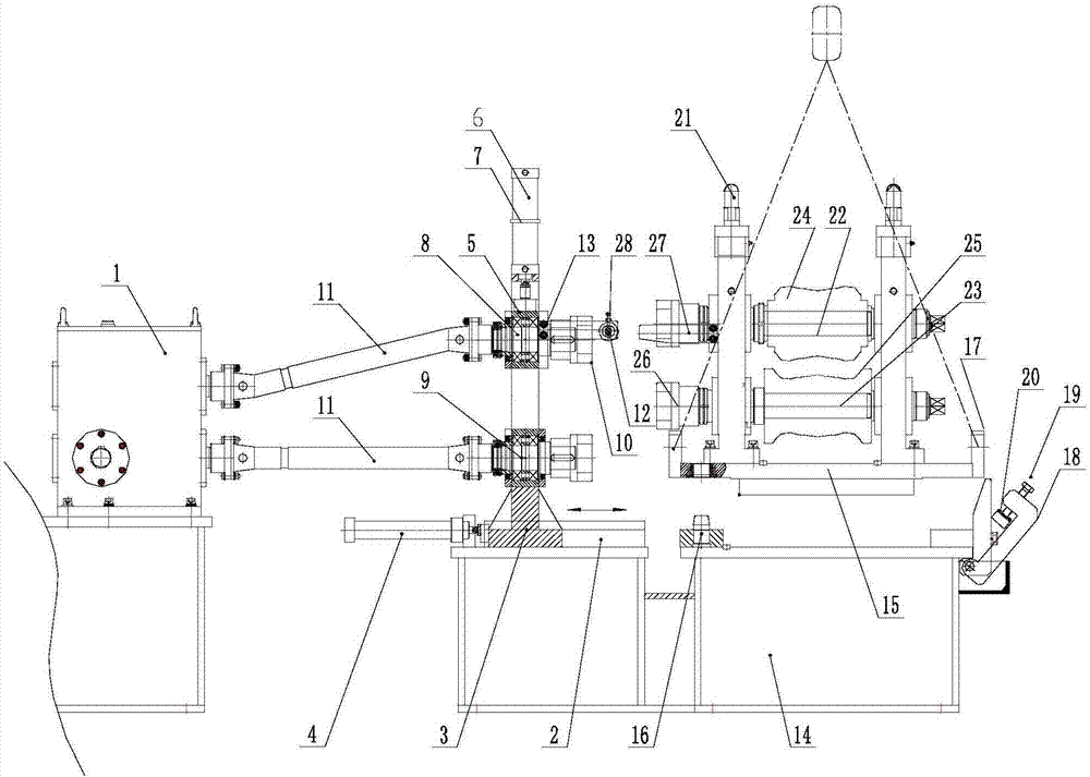 Cold-bending welding pipe main machine