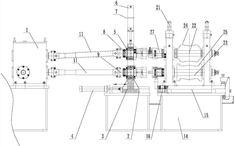 Cold-bending welding pipe main machine