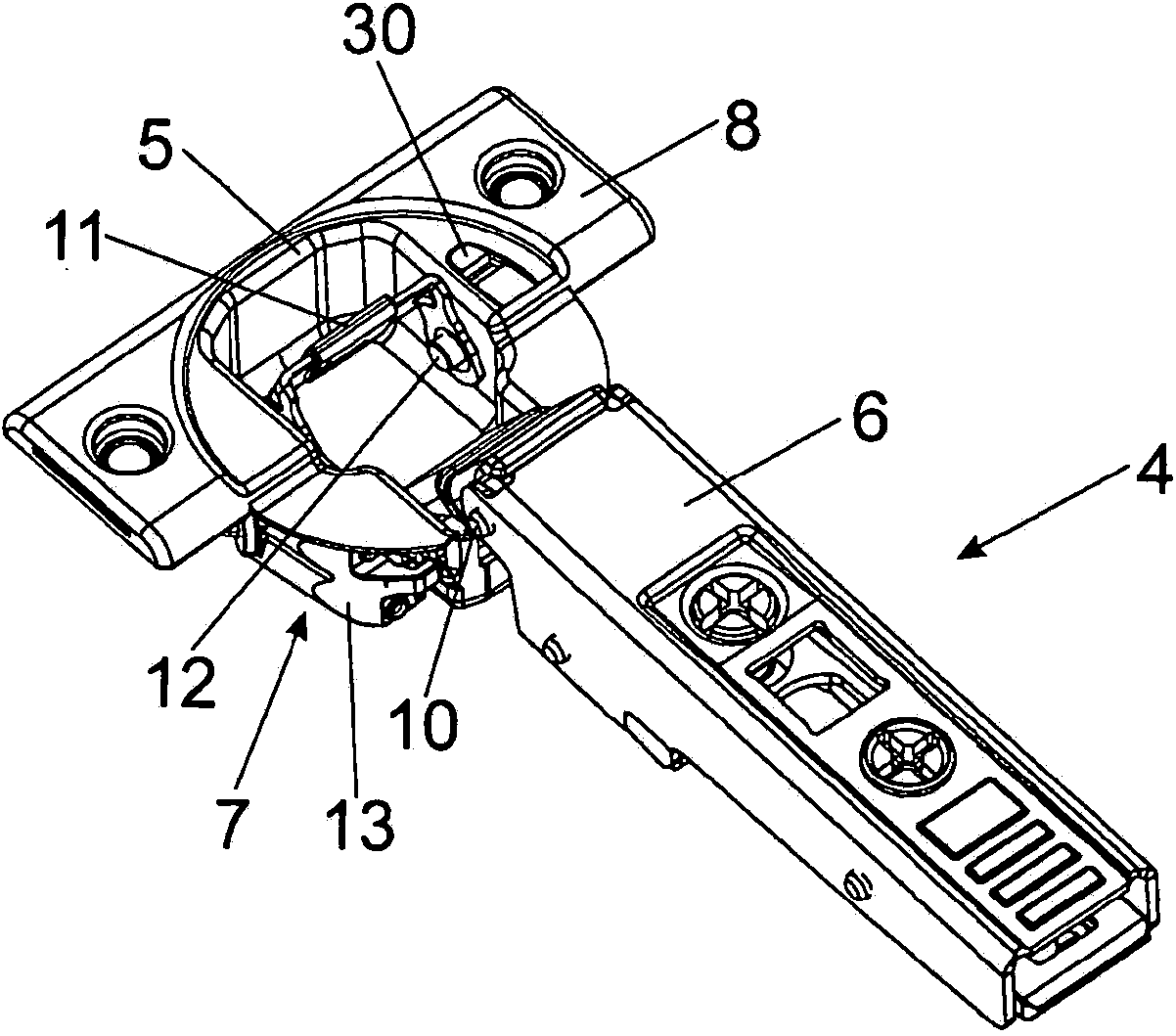 Furniture hinge