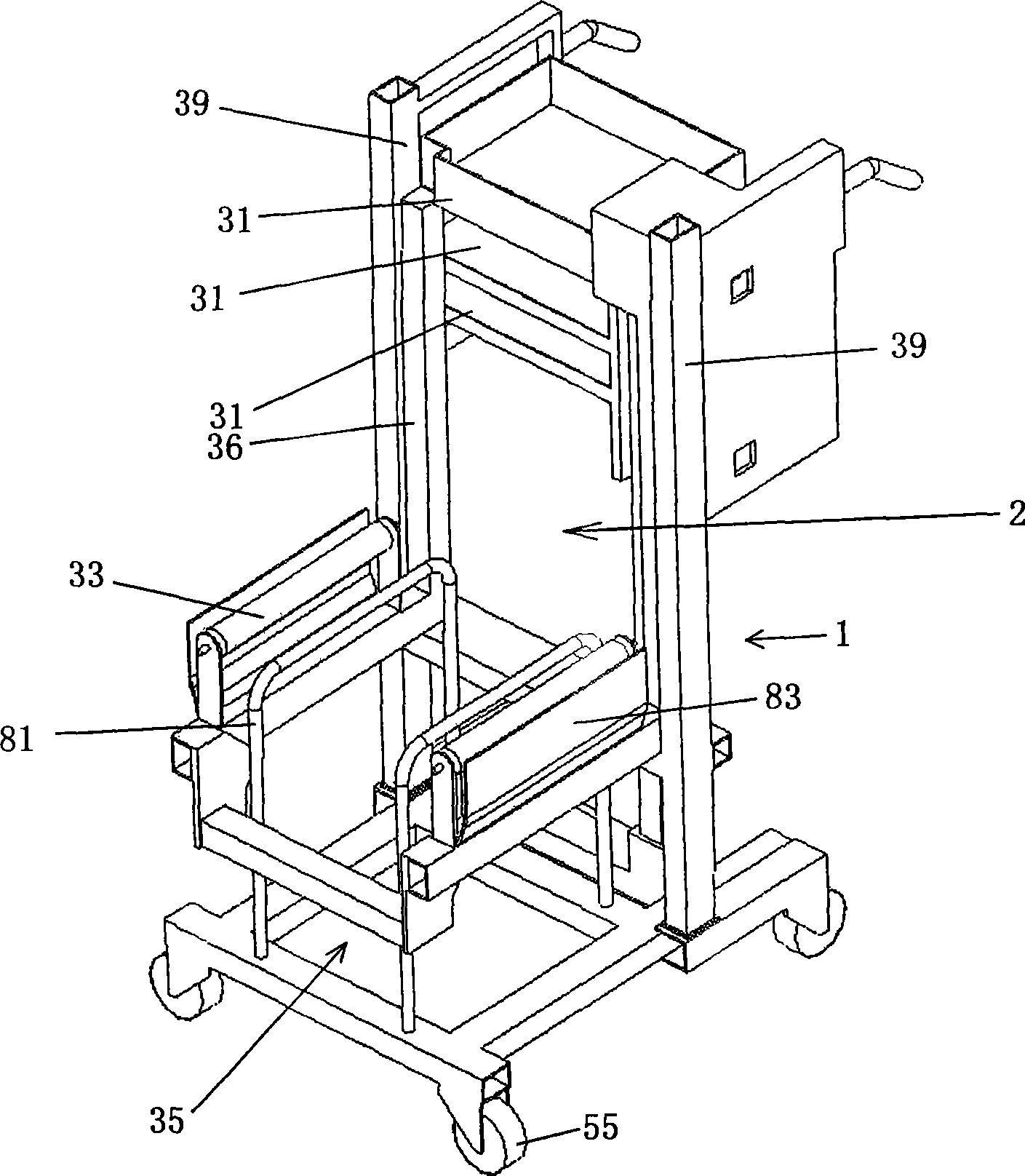 Systematized cart for automobile maintenance and system for automotive tire maintenance