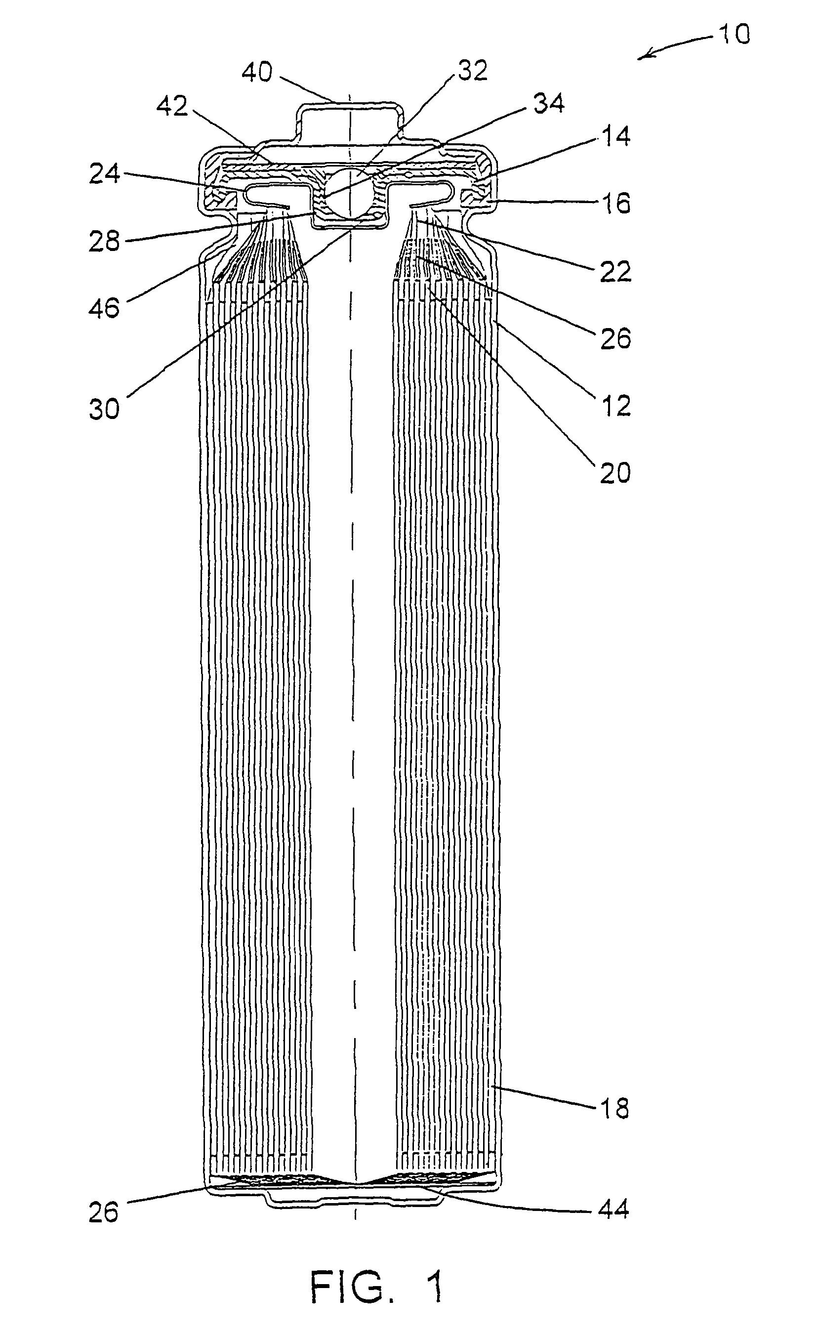 High discharge capacity lithium battery