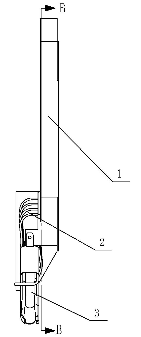 An apparatus for directionally arranging blank tubes of an automatic doffer