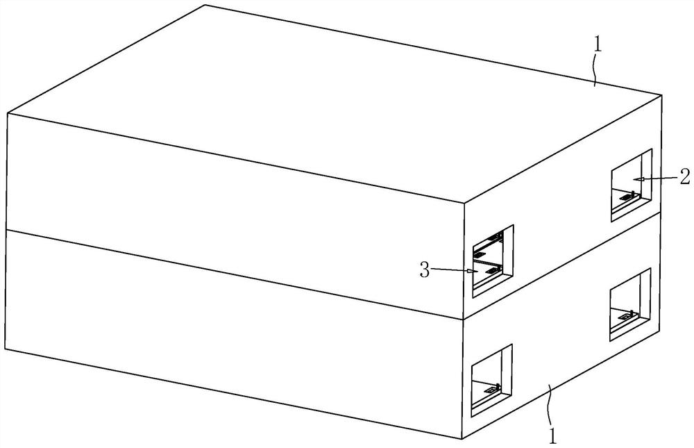 Spatial layout structure and layout method suitable for urban update construction