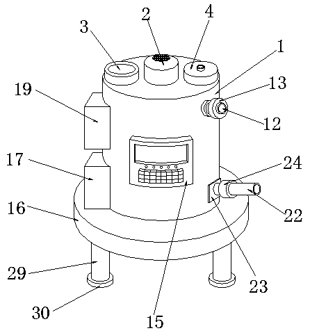 Cleaning device for rubber plugs for medical drugs