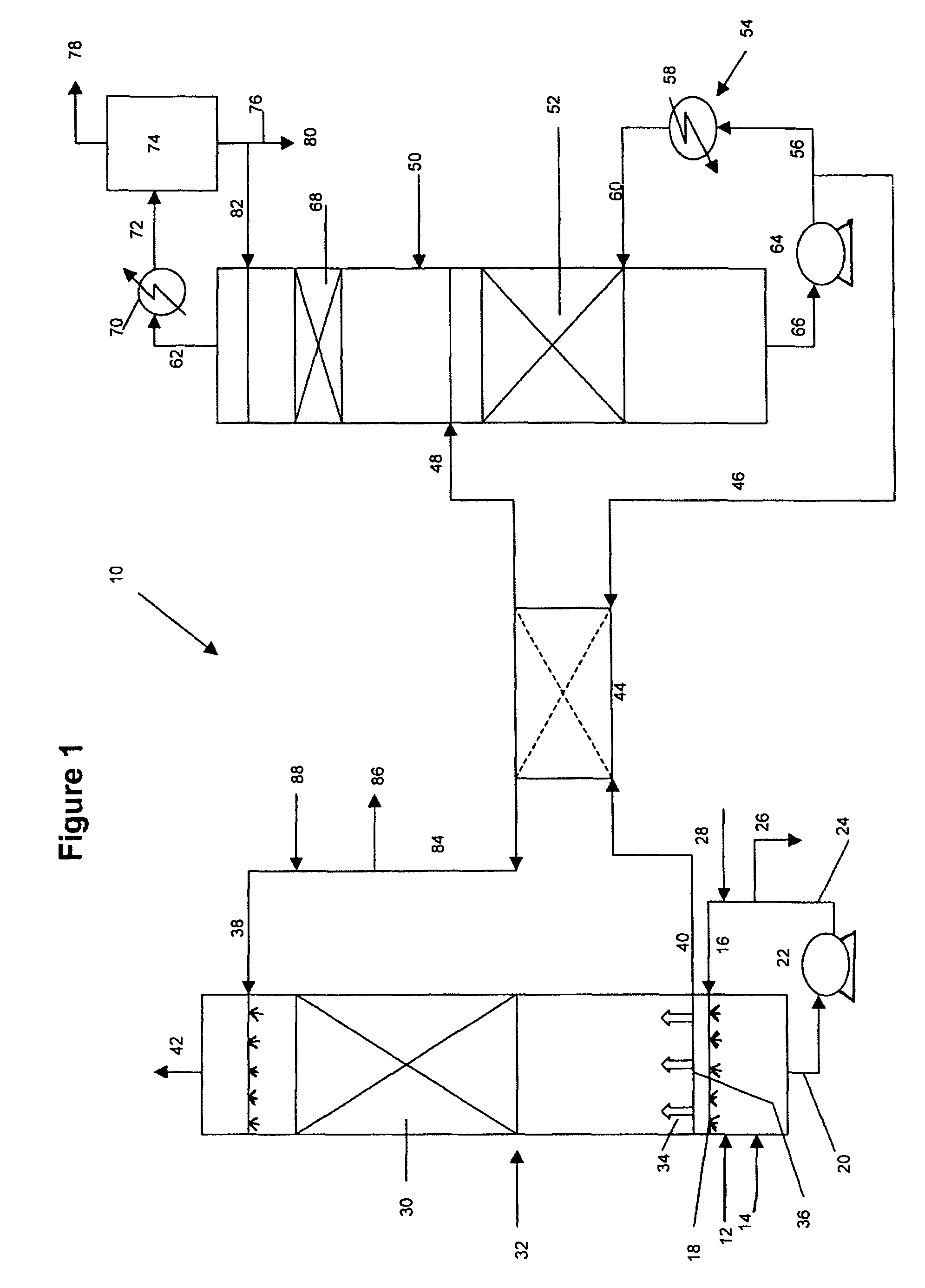 Regeneration of ion exchangers that are used for salt removal from acid gas capture plants