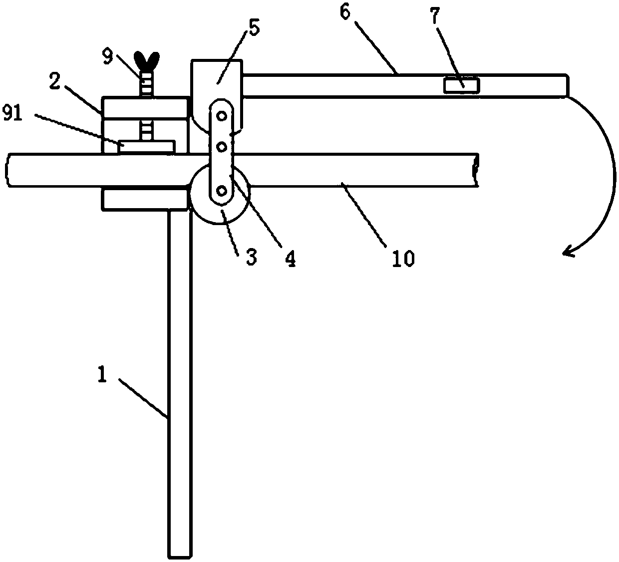 Insulated drain wire bending tool and method