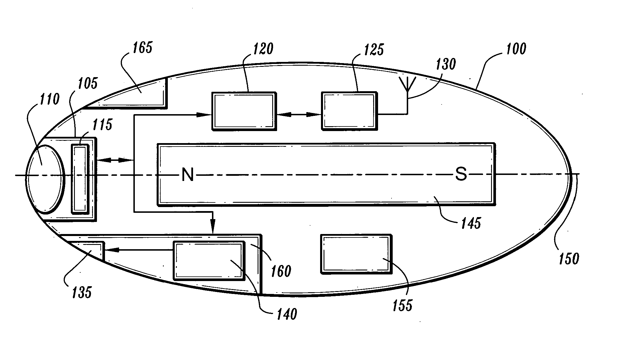 System and method for endoscopic optical constrast imaging using an endo-robot