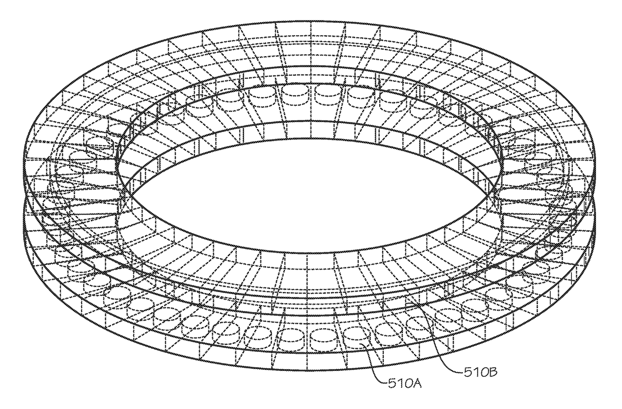 Magnet configurations for magnetic levitation of wind turbines and other apparatus