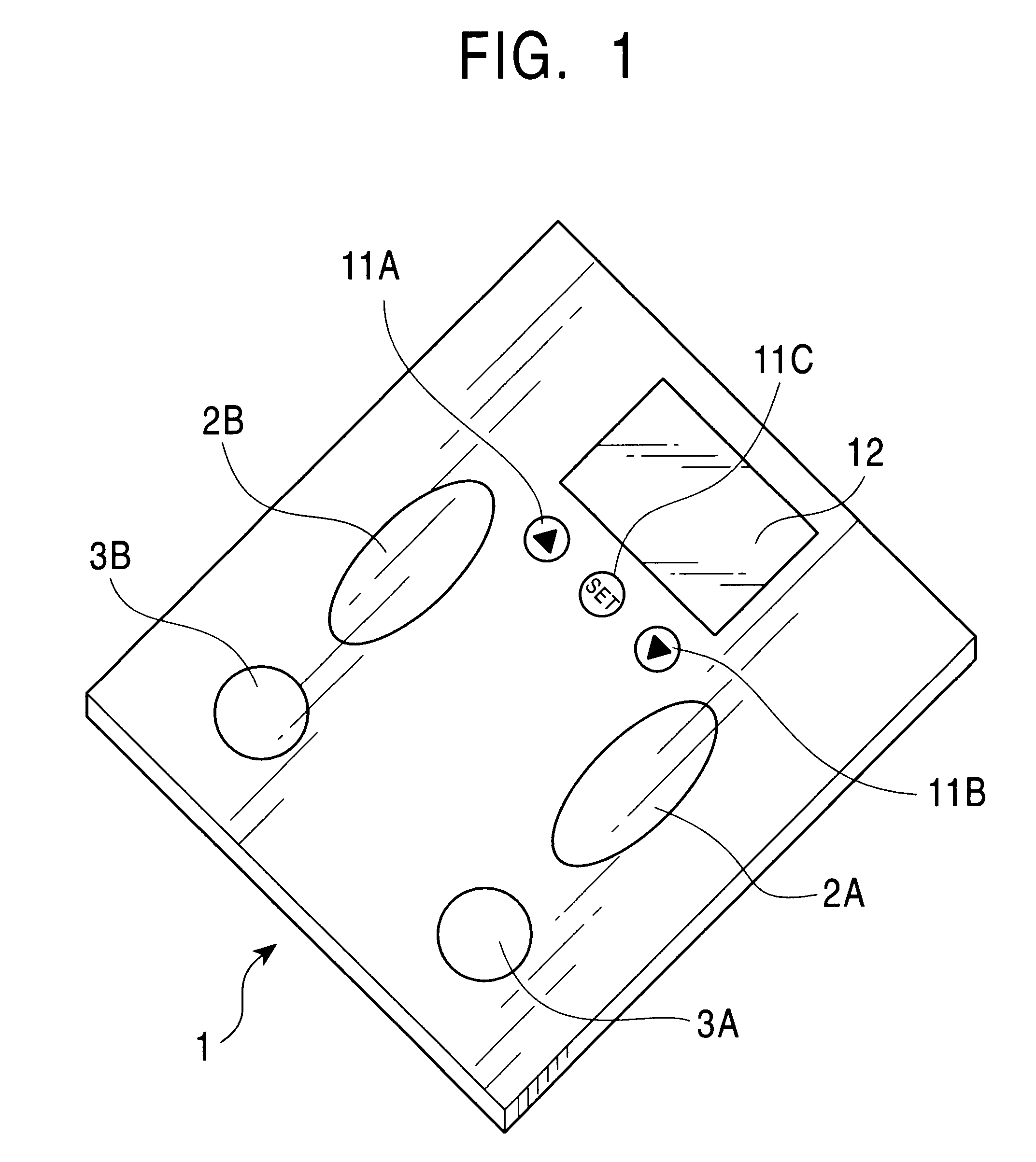 Living body measuring device having function for determining measured subject