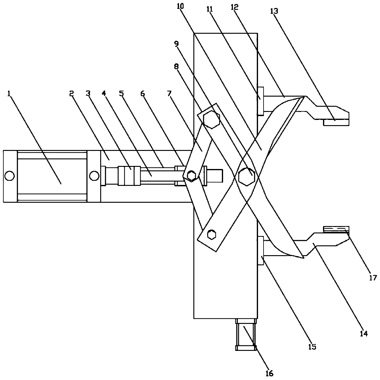 Tomato Bunch Harvesting Manipulator End Effector and Method