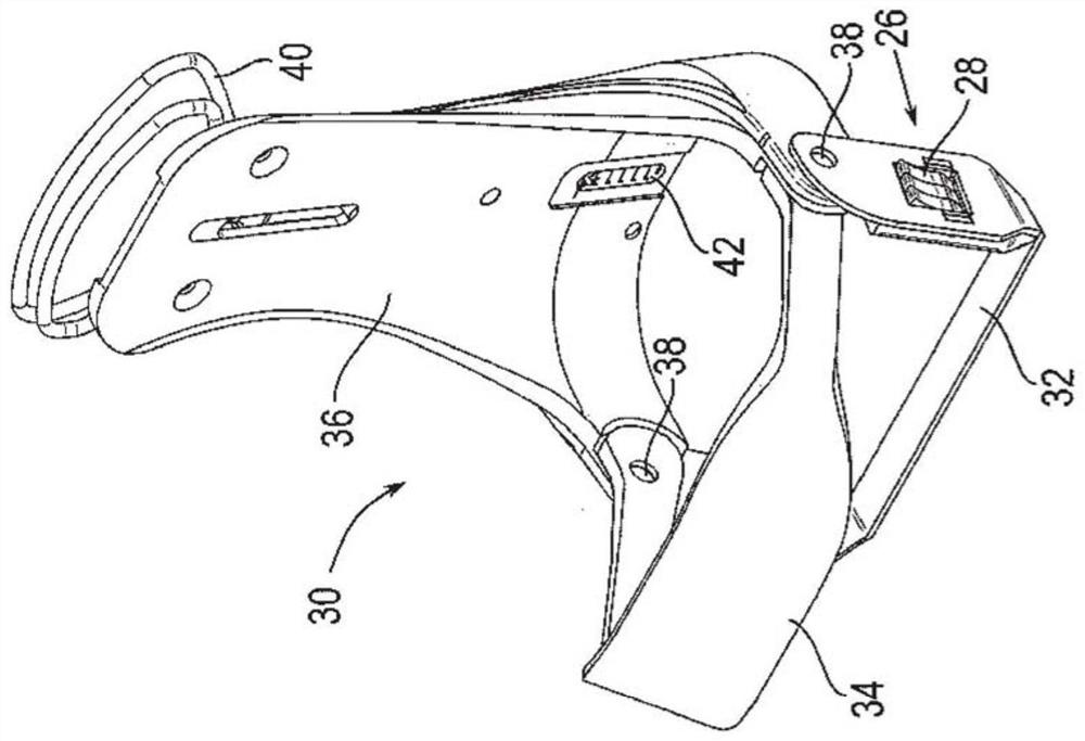 Snowboard binding formed from two separable parts