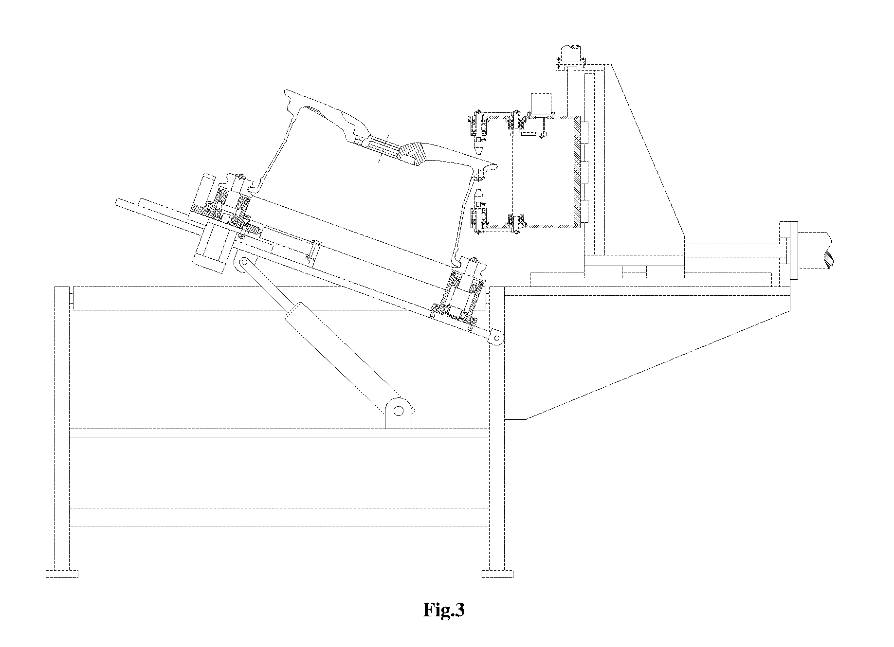 On-line Deburring Device of Wheel Valve Hole