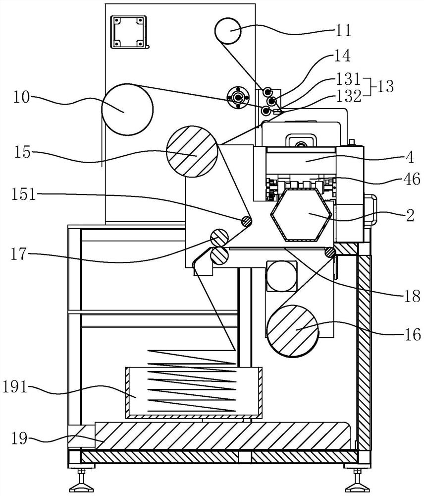 Film tearing, dedusting and film laminating machine machine for light guide plate