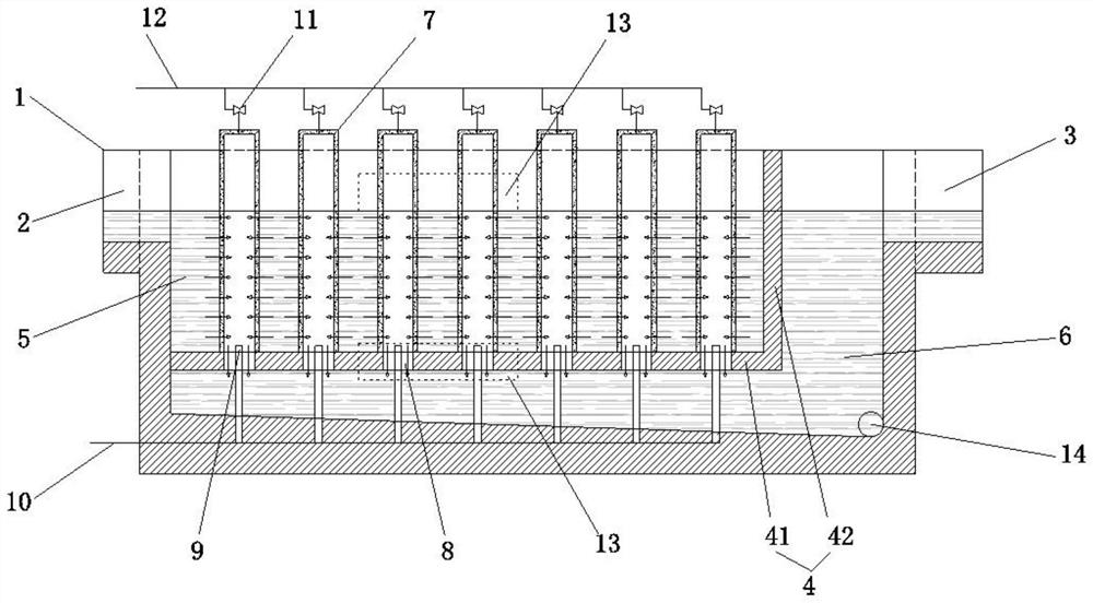 Tubular filter capable of automatically discharging slag for metal melt and working method of tubular filter