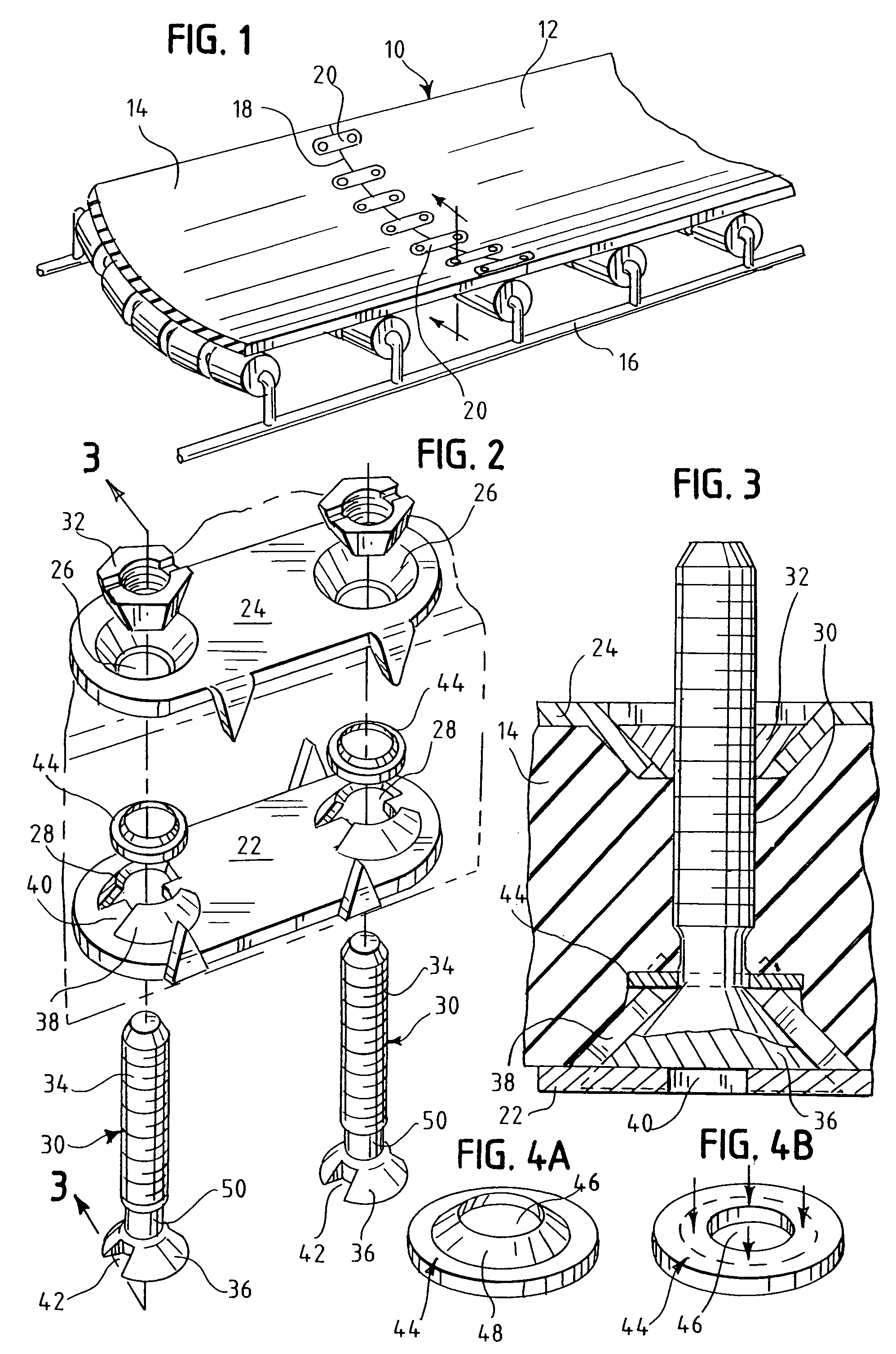 Belt fastener assembly