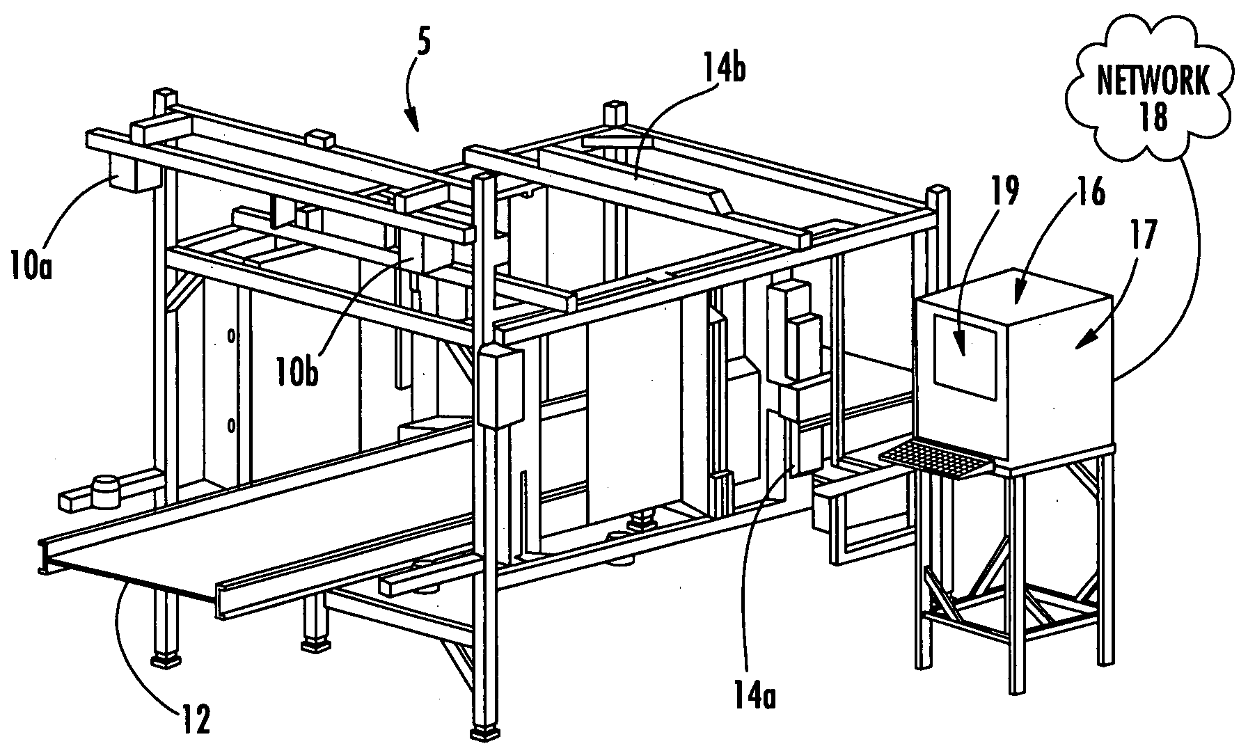 Parcel dimensioning measurement system and method