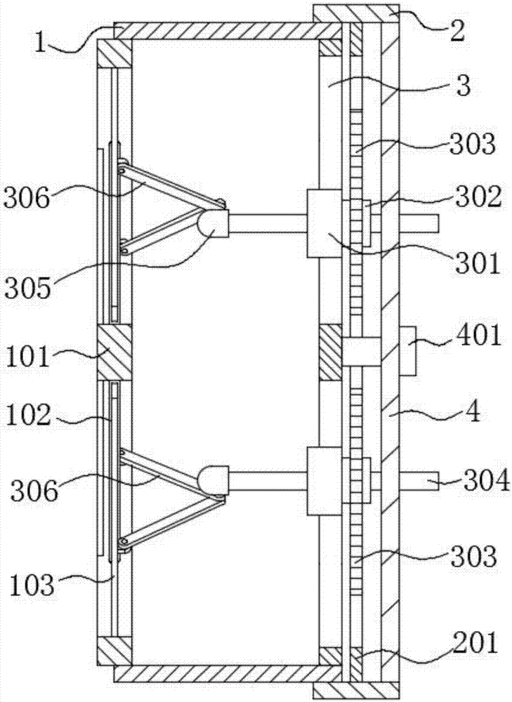 Adjustable granary ventilation opening device