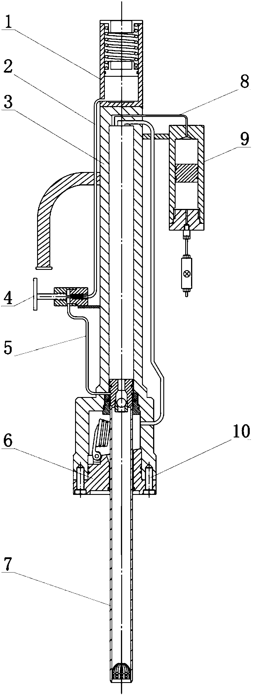 Hydraulic driven mechanical hand-held seafloor sediment truth-preserving sampler and sampling method