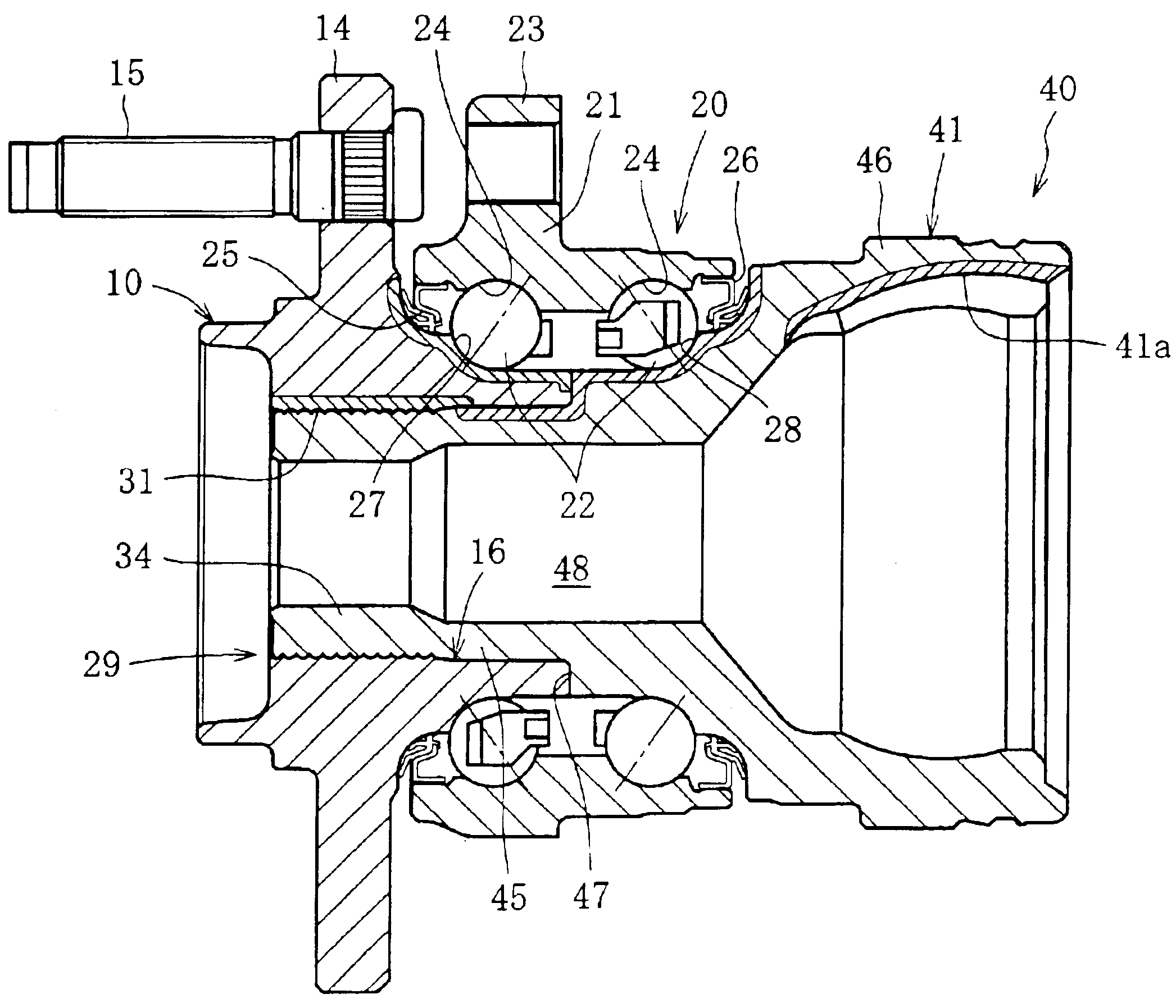 Wheel bearing device