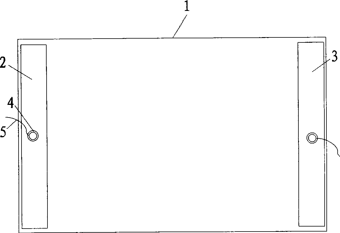 Electricity connection method for electric heating film