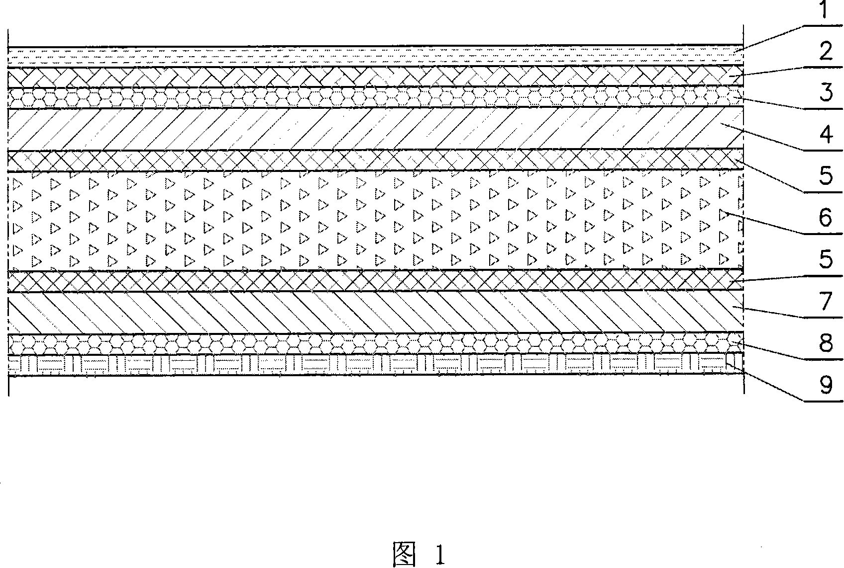 Metal composite plate with fireproof interlayer and manufacturing method thereof