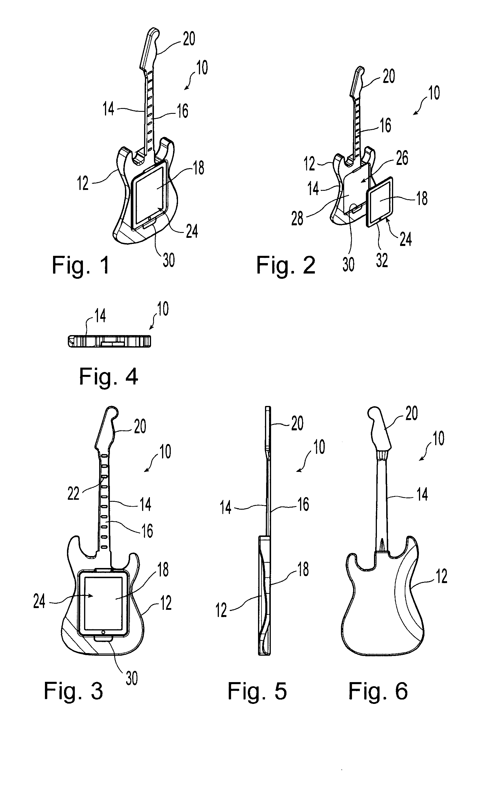 Touch screen guitar