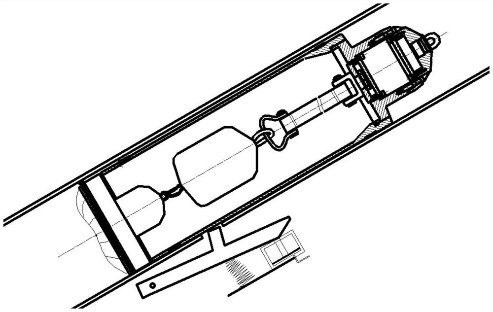 Launch type parachute dynamic test device