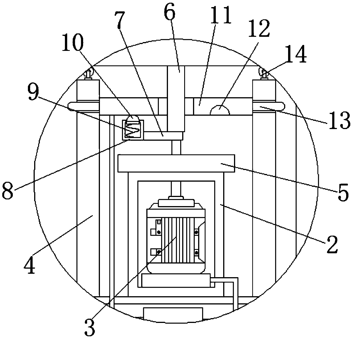 Auxiliary teaching device for ideological and political education in university