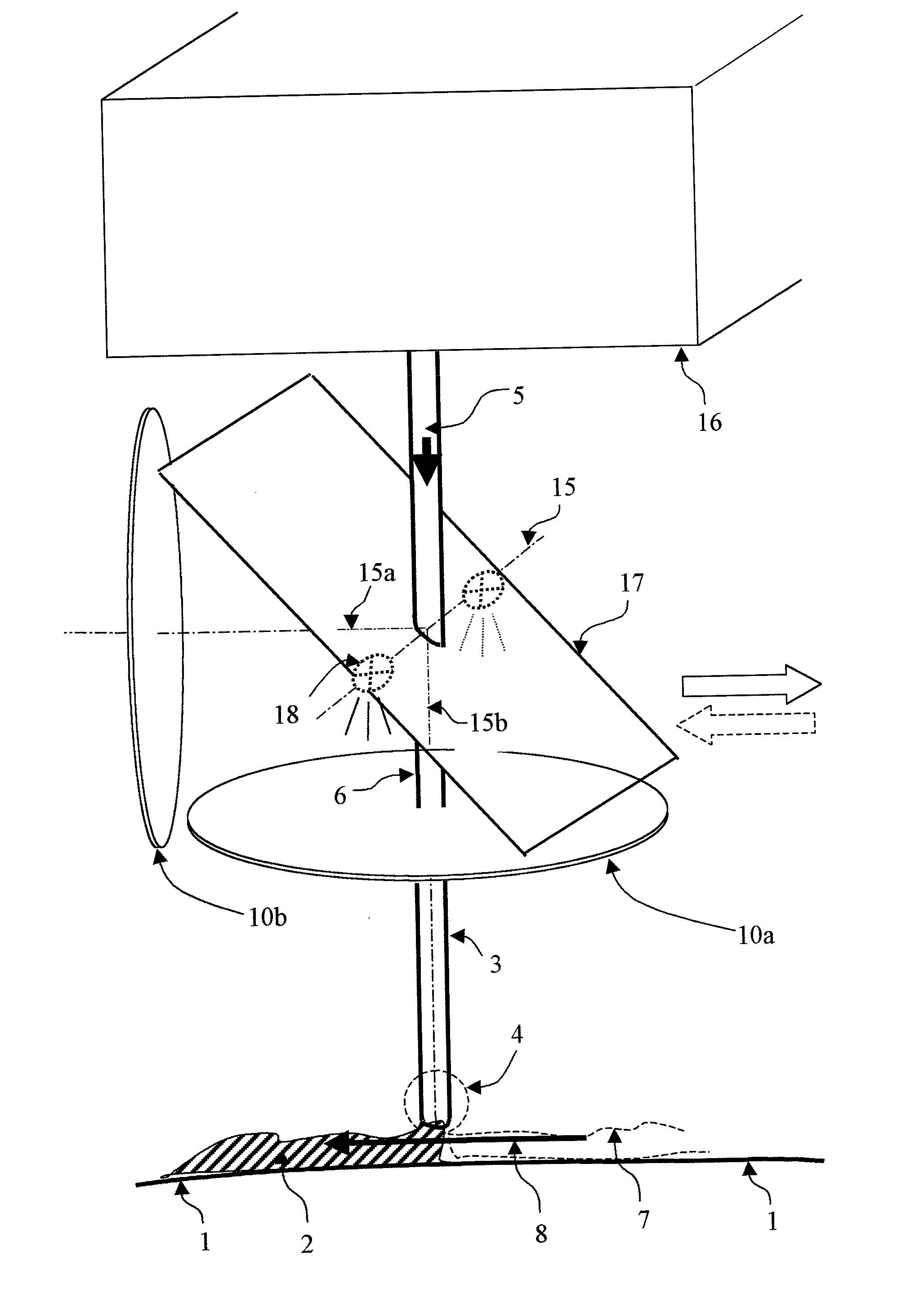 Optical Guide and Online Control of a Tool