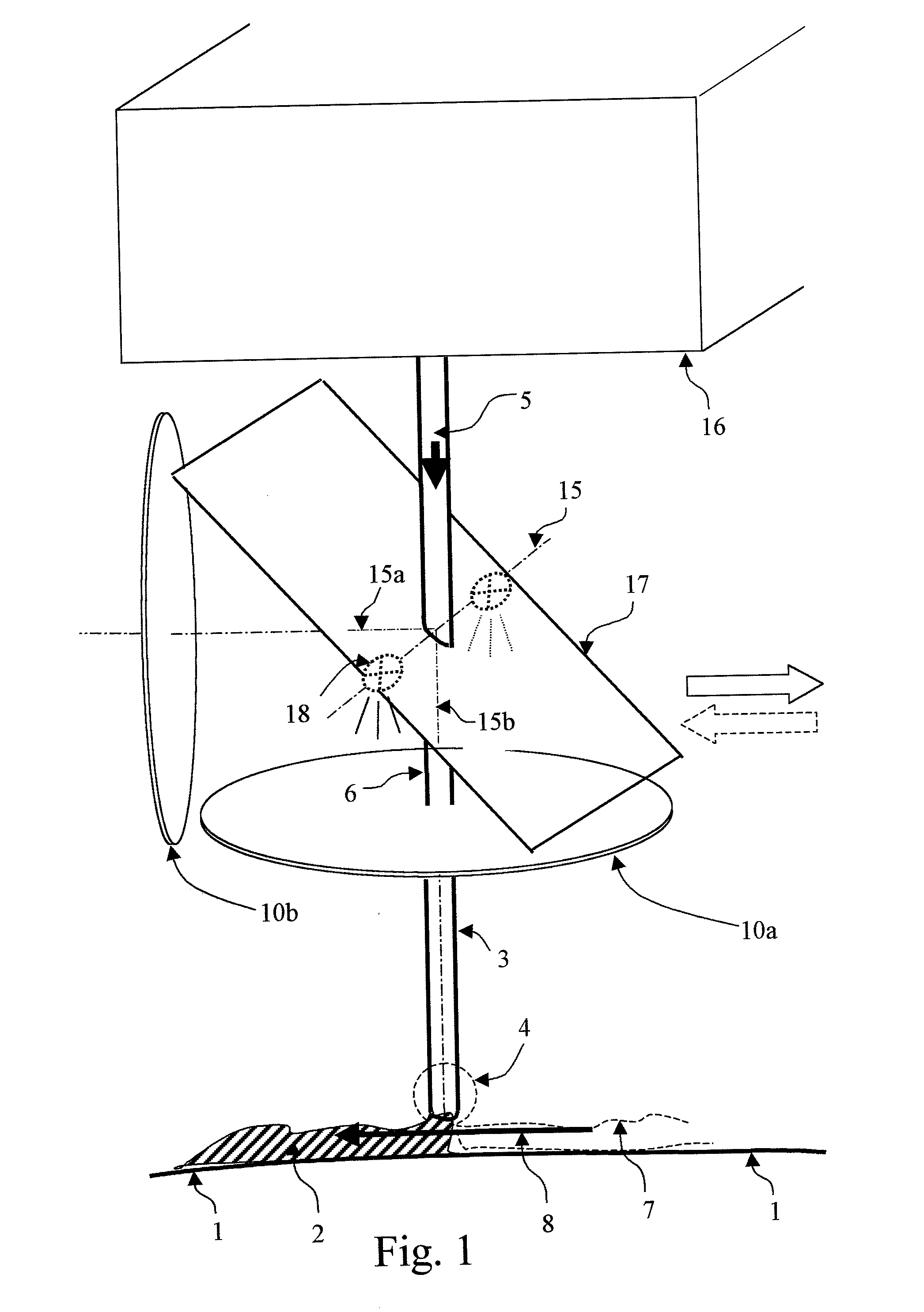 Optical Guide and Online Control of a Tool