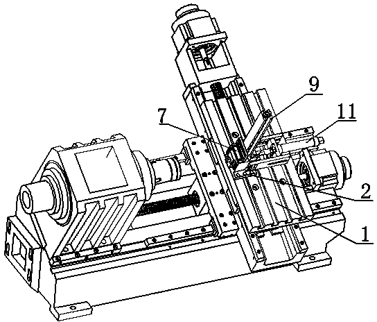 Automatic front feeding device