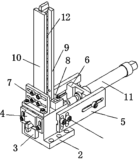 Automatic front feeding device