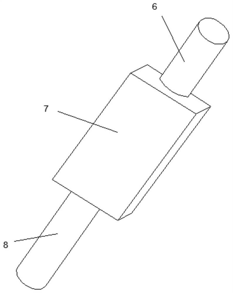 Material distributing and forming all-in-one machine for processing fish balls