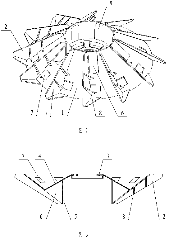 Manufacturing method of aerator impeller and integral injection molding impeller