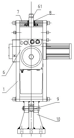 Integrated electric-hydraulic actuator type valve adjusting system for steam turbine