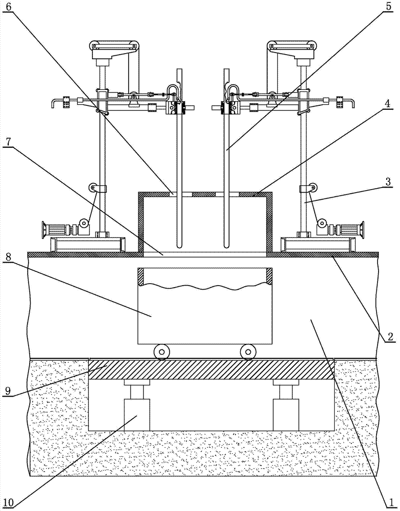 Airtight negative pressure electric arc smelting furnace