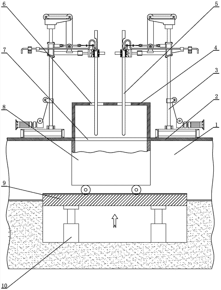 Airtight negative pressure electric arc smelting furnace