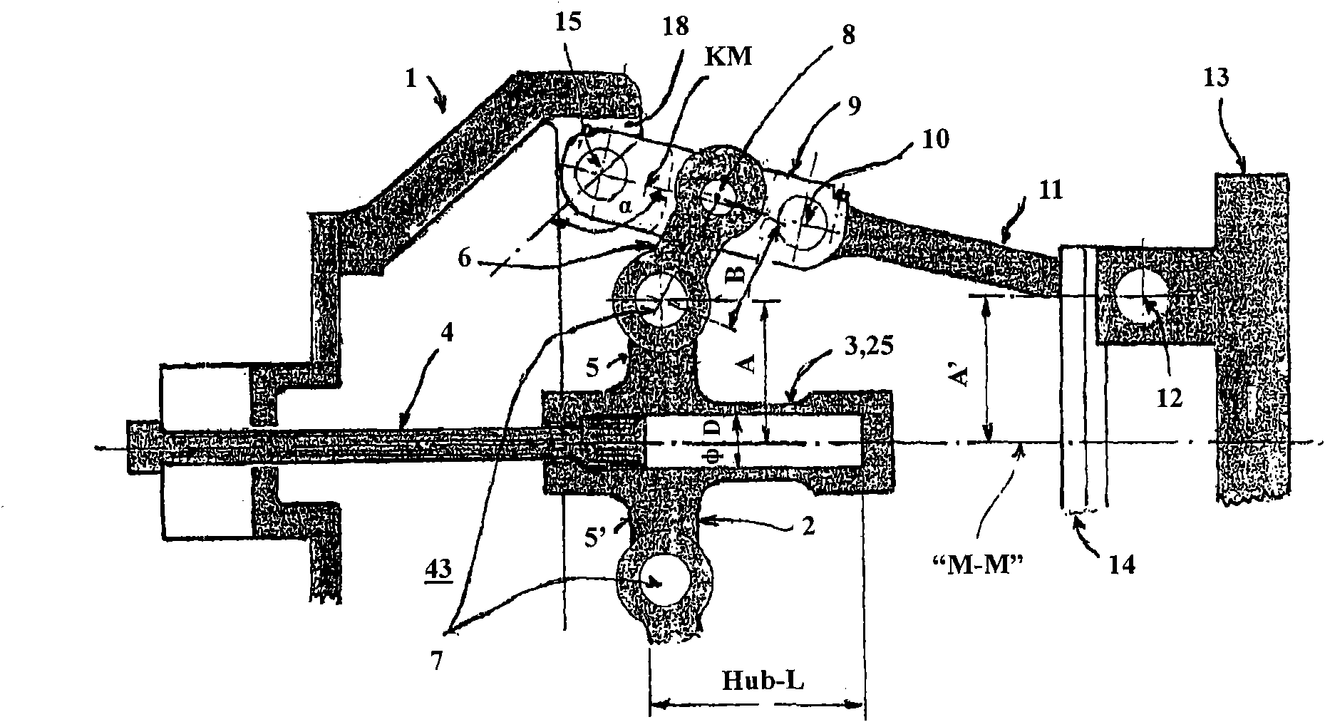 Process for the mould closure of an injection moulding machine, and mould closure