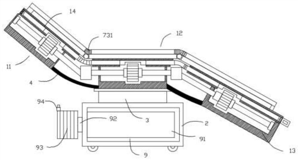 Multifunctional chair special for surgical wound examination