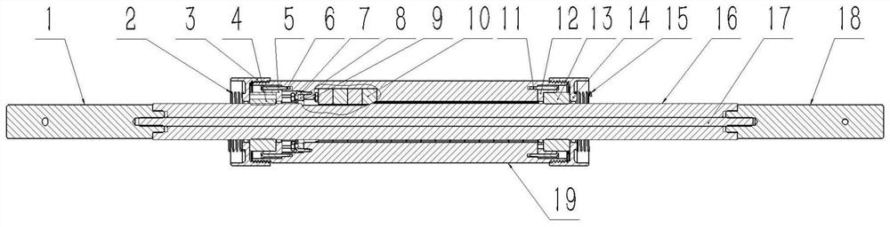 An embedded permanent magnet array axial eddy current damper