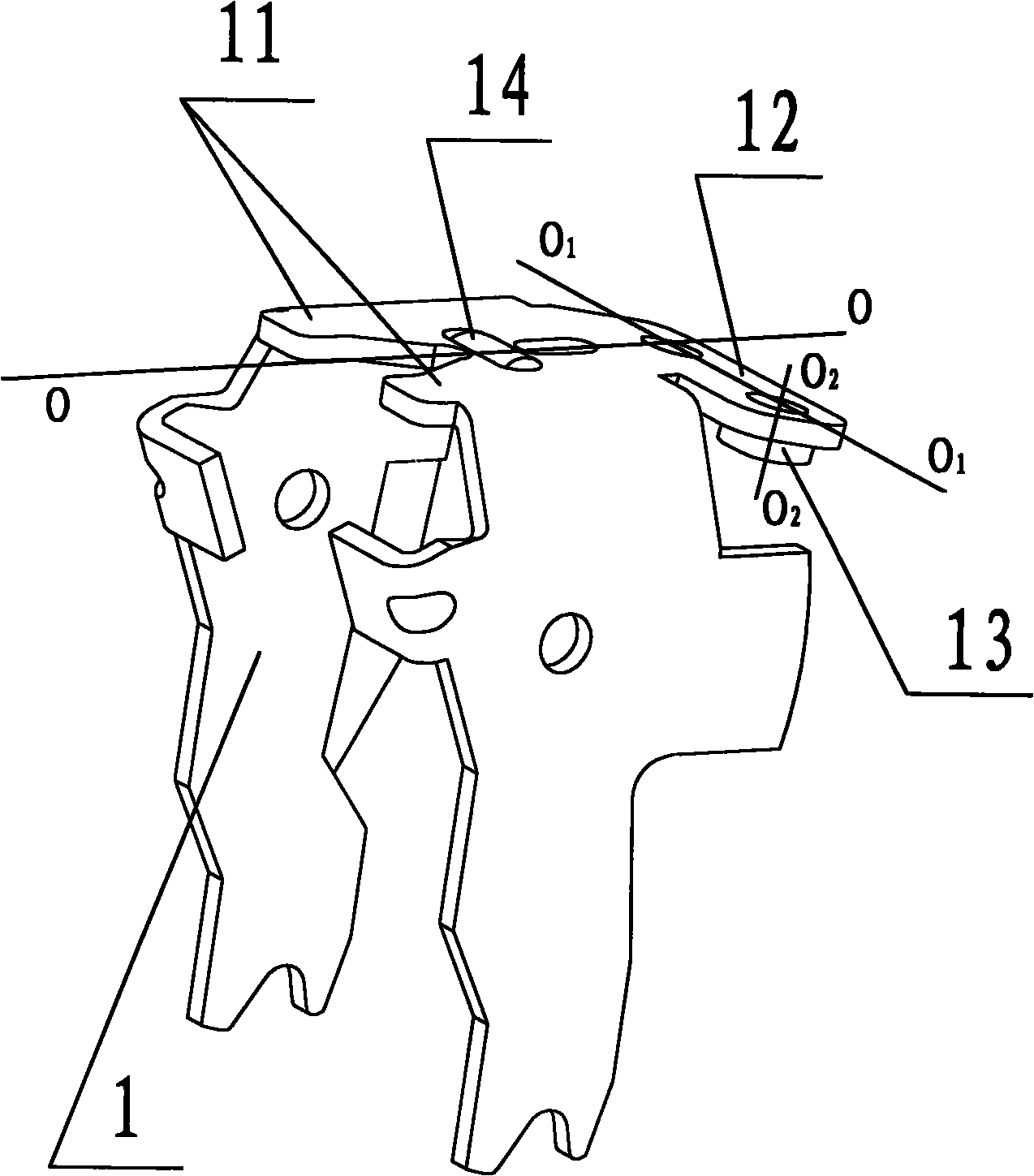 Plastic shell circuit breaker cover with centered handle