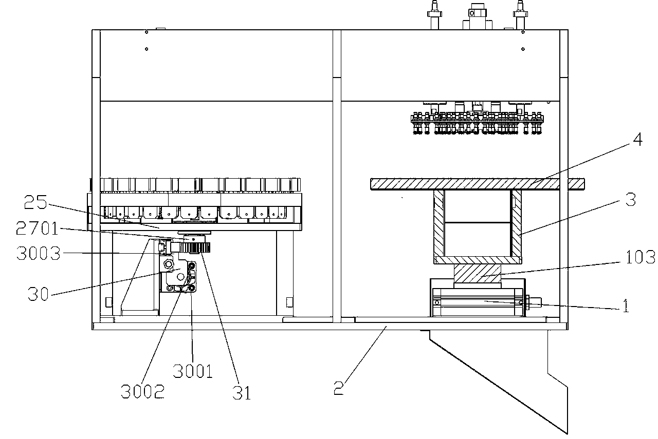 Turntable material collecting and transferring mechanism for injection molding product feeder